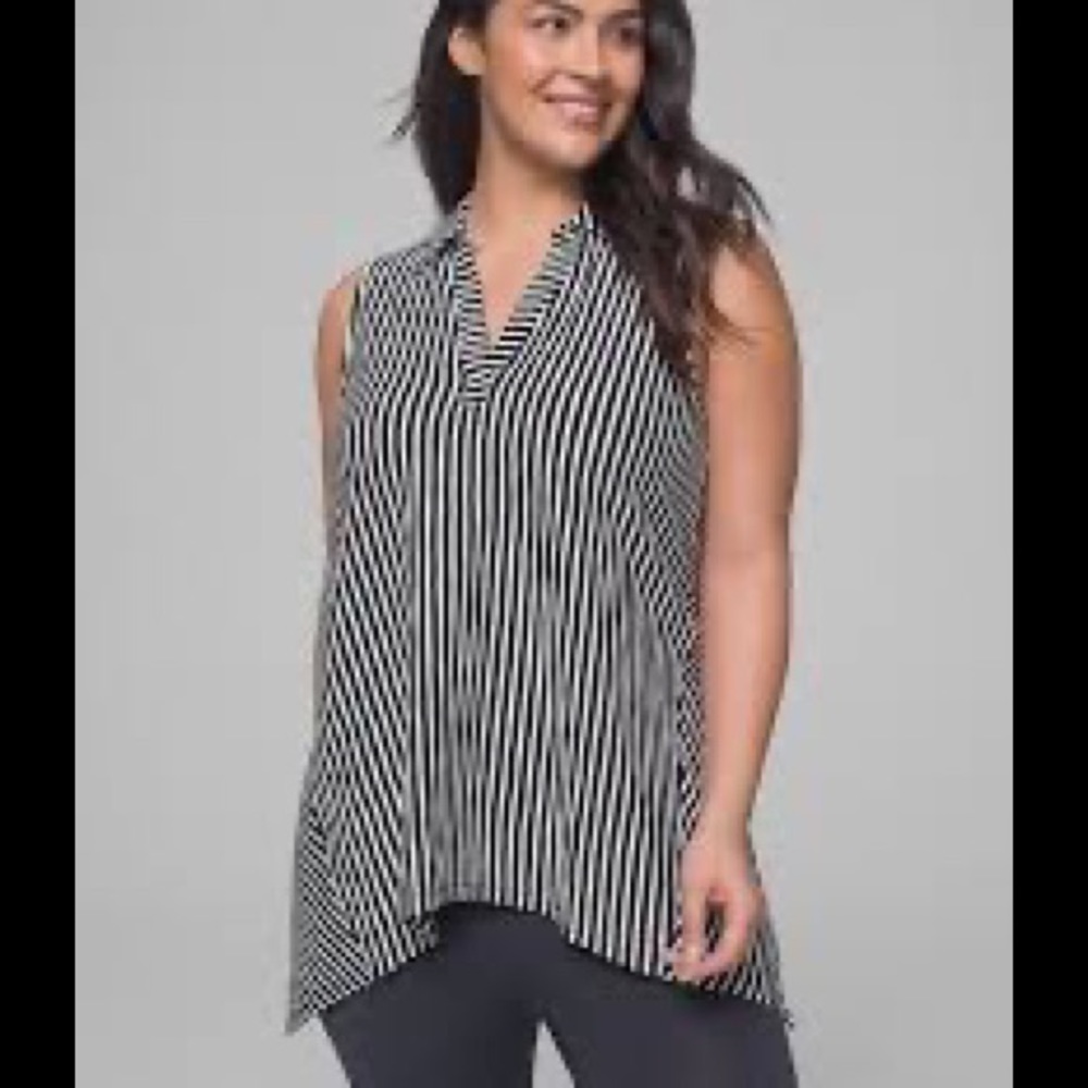 NWT Soma Size M Cotton Slub Sleeveless Tunic